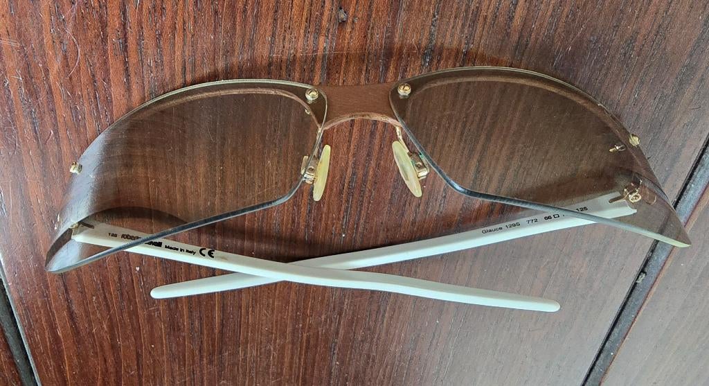 Roberto Cavalli Dames Zonnebril - Bruin/Wit - Glauce 12129S, Overige merken, Zonnebril, Bruin, Ophalen of Verzenden