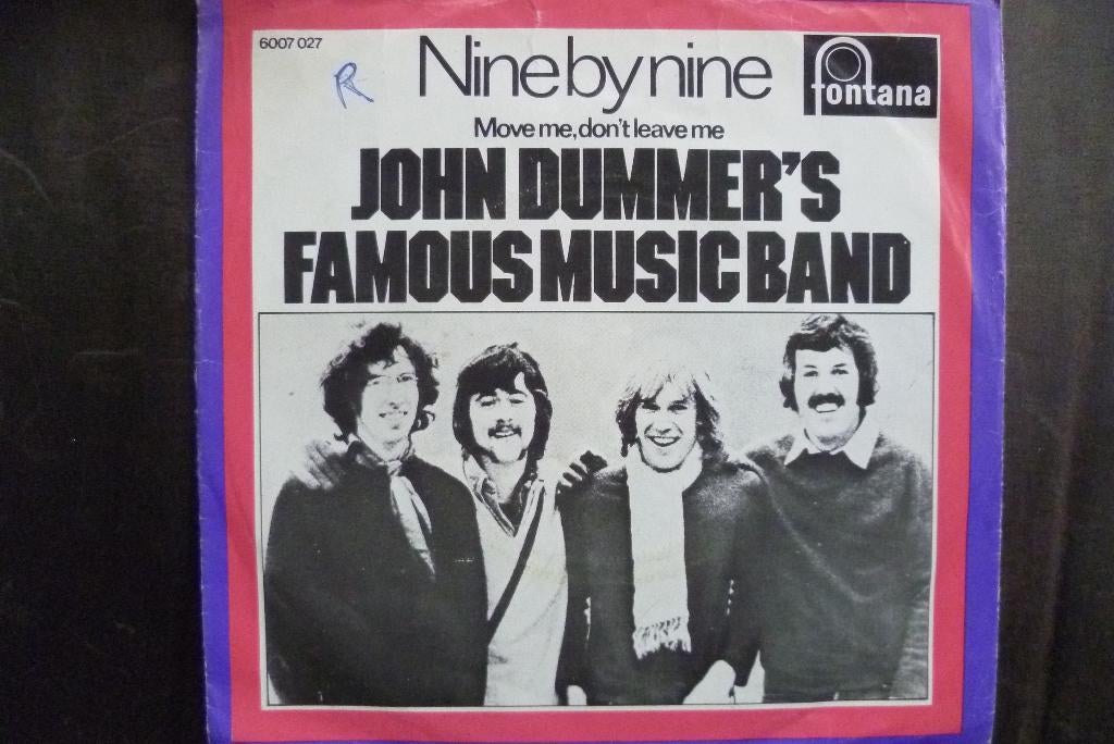 john dummer's famous music band - nine by nine, Cd's en Dvd's, Gebruikt, Overige genres, 7 inch, Single