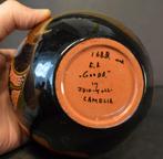 Plateelvaas Gouda gesigneerd, Antiek en Kunst, Ophalen of Verzenden