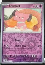 Pokemon - Snubbull (OBF 087) - Reverse holo.., Ophalen of Verzenden, Nieuw, Losse kaart, Foil