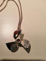 Zilveren Halsketting propellor, Met hanger, Ophalen of Verzenden, Zo goed als nieuw, Zilver