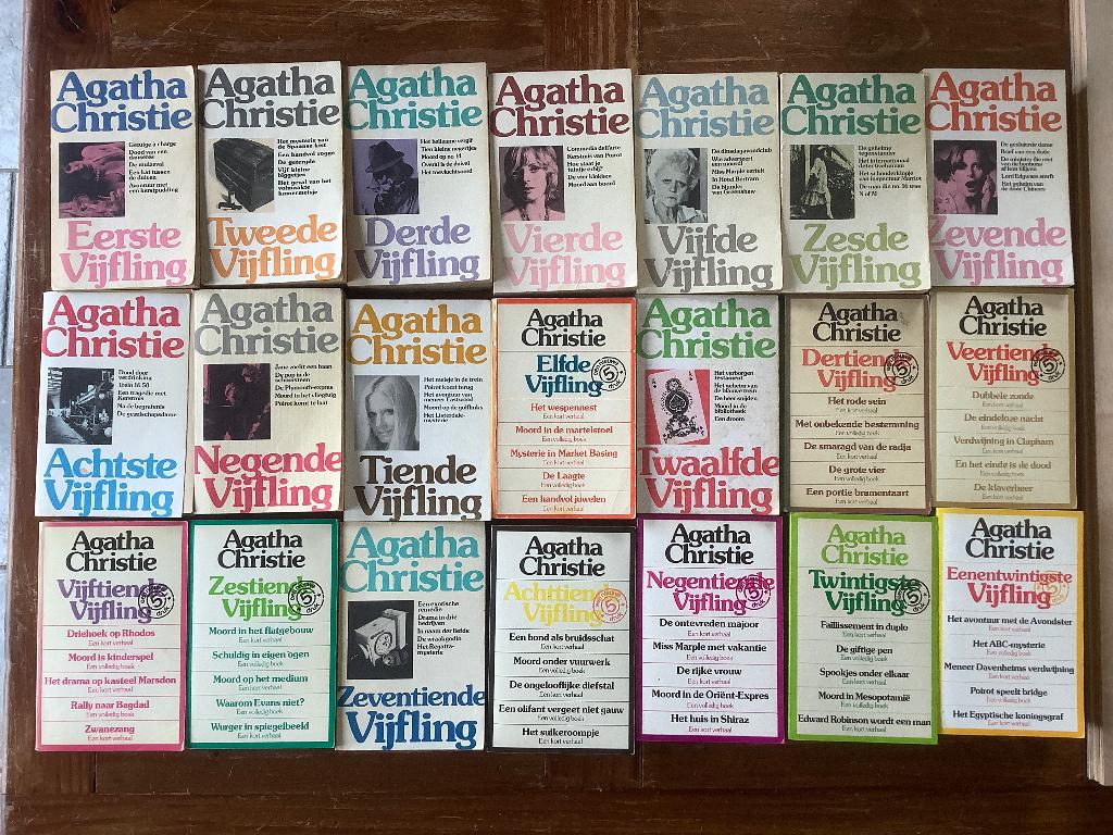 De vijflingen, Ophalen of Verzenden, Zo goed als nieuw, Agatha Christie