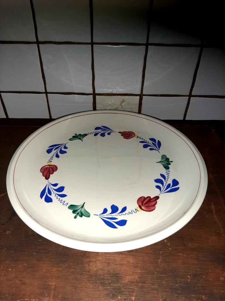 Gebaksbord boerenbont, Ophalen of Verzenden