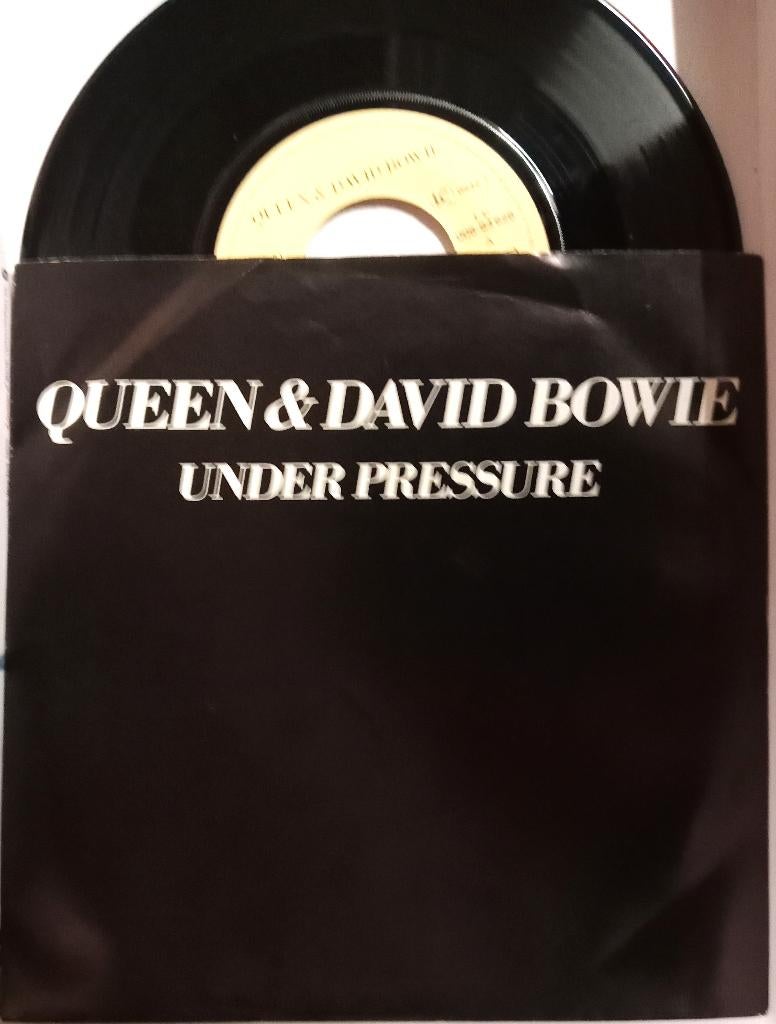 1981  🤩🚬🍷 Queen & David Bowie – Under Pressure, Cd's en Dvd's, Vinyl Singles, 7 inch, Ophalen of Verzenden, Zo goed als nieuw