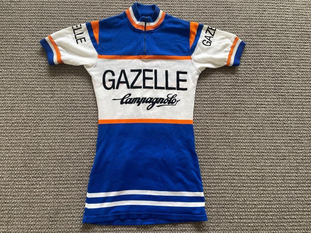 vintage Gazelle Campagnolo wielershirt Alex Sport maat 2, Verzenden, Zo goed als nieuw, Bovenkleding