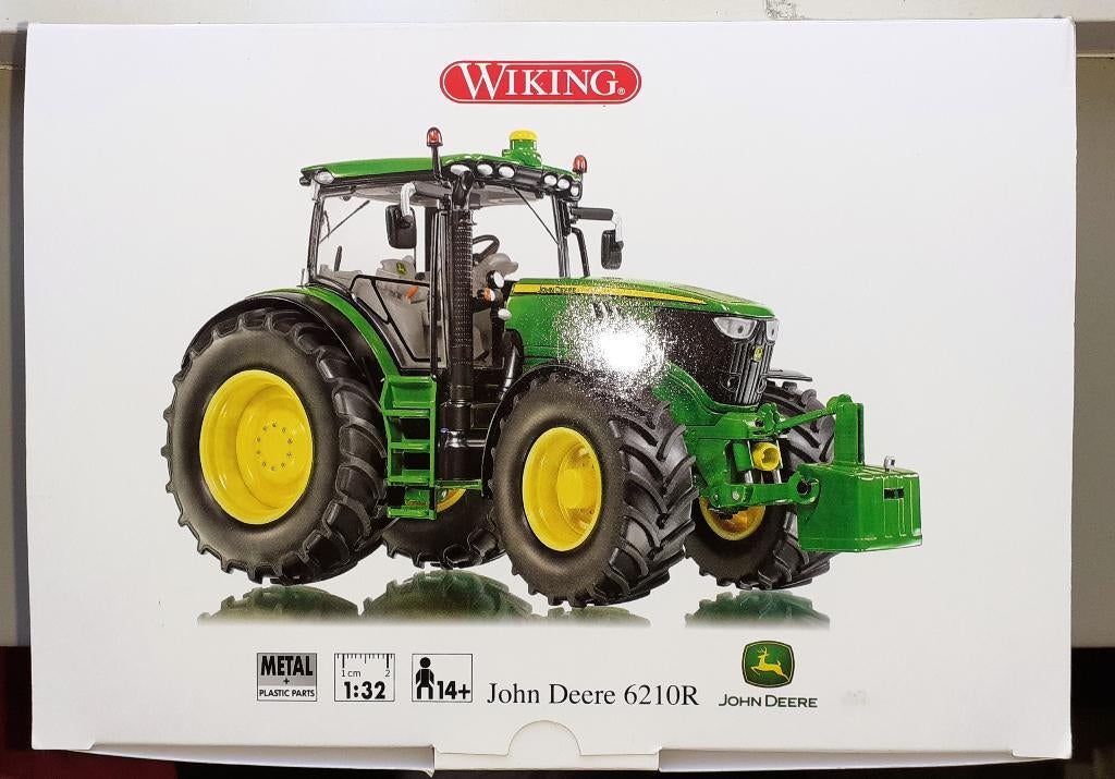 John Deere 6210R - Wiking, Ophalen of Verzenden, Nieuw, Tractor of Landbouw, Overige merken
