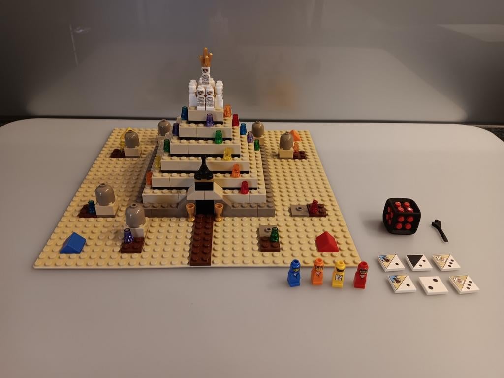 LEGO Games 3843 Ramses Pyramid Bordspel, Drie of vier spelers, Ophalen of Verzenden, Zo goed als nieuw, LEGO