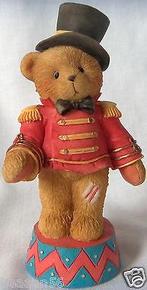 Cherished teddies Bruno, Ophalen of Verzenden, Zo goed als nieuw, Beeldje, Cherished Teddies