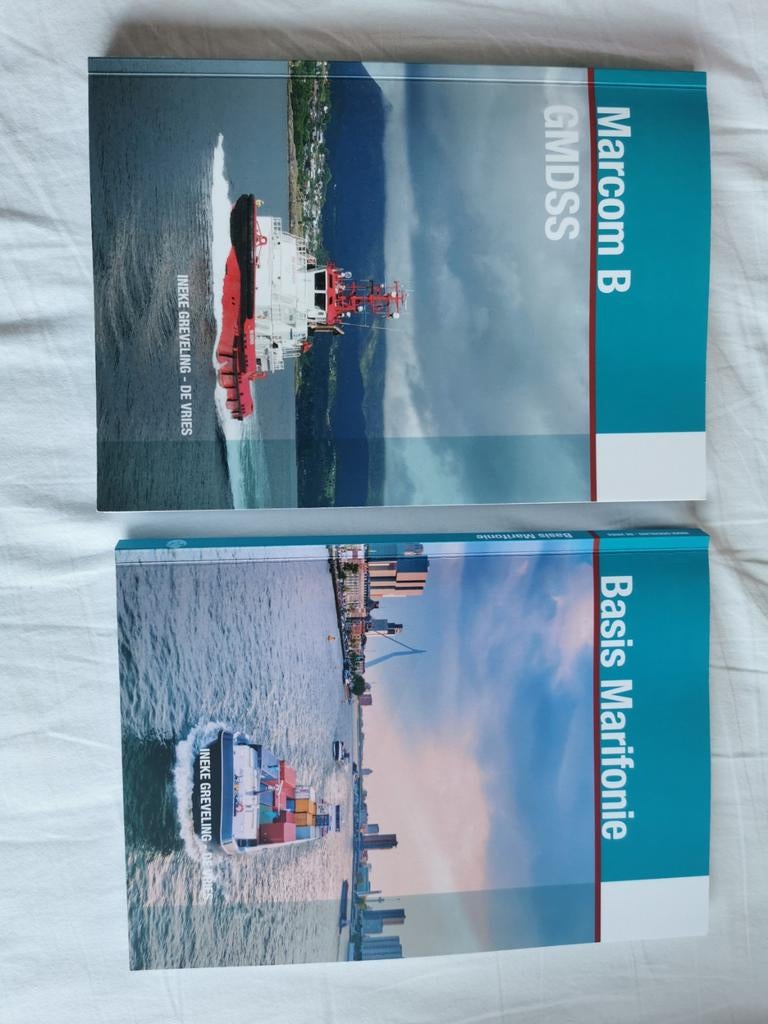 Marcom B GMDSS & Basis Marifonie boeken - Ineke Greveling, Boeken, Ophalen, Zo goed als nieuw, MBO, Ineke Greveling - De Vries