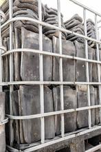 Antieke grijs gesmoorde oude holle handvorm pannen 8.500 st, Gebruikt, Steen of Klei, Ophalen of Verzenden, 15 m² of meer