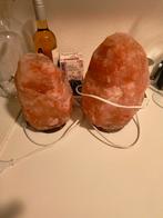 Himalaya zout lampen twee, Ophalen, Zo goed als nieuw, Overige materialen, Minder dan 50 cm