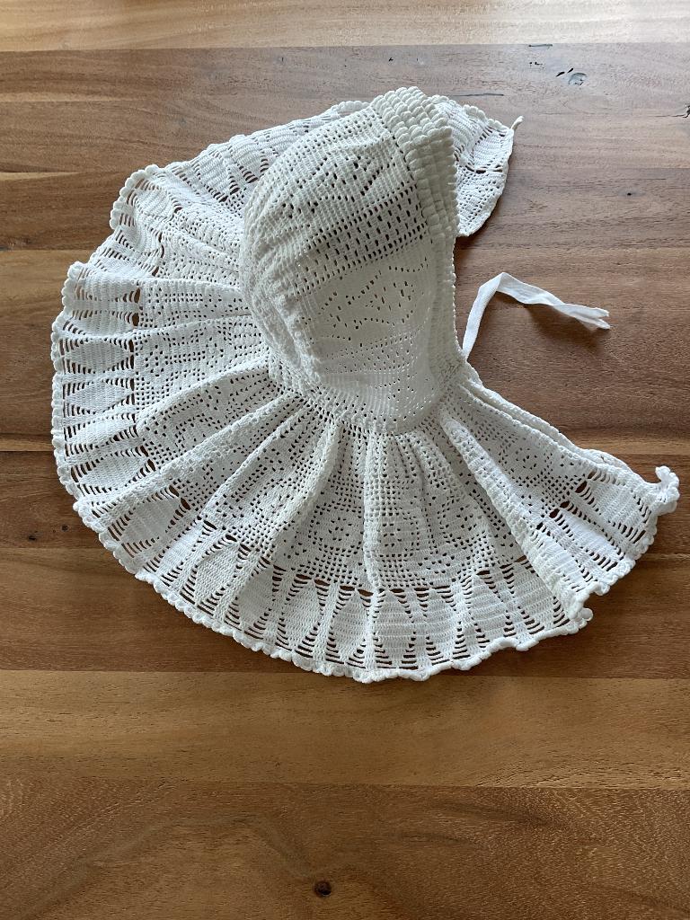 Antieke gehaakte Klederdracht muts ( knipmuts ), Ophalen of Verzenden, Dames, Overige merken