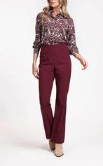 Studio Anneloes Saar bonded broek bordo travelstof mt L, Overige kleuren, Maat 42/44 (L), Ophalen of Verzenden, Zo goed als nieuw