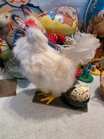 Antieke Papieren-Maché Kip met Ei-automaat - Antieke  Dec, Gebruikt, T, Ophalen of Verzenden, N