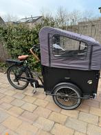 Electrische bakfiets, Fietsen en Brommers, Gebruikt, Huif, 2 kinderen, Ophalen