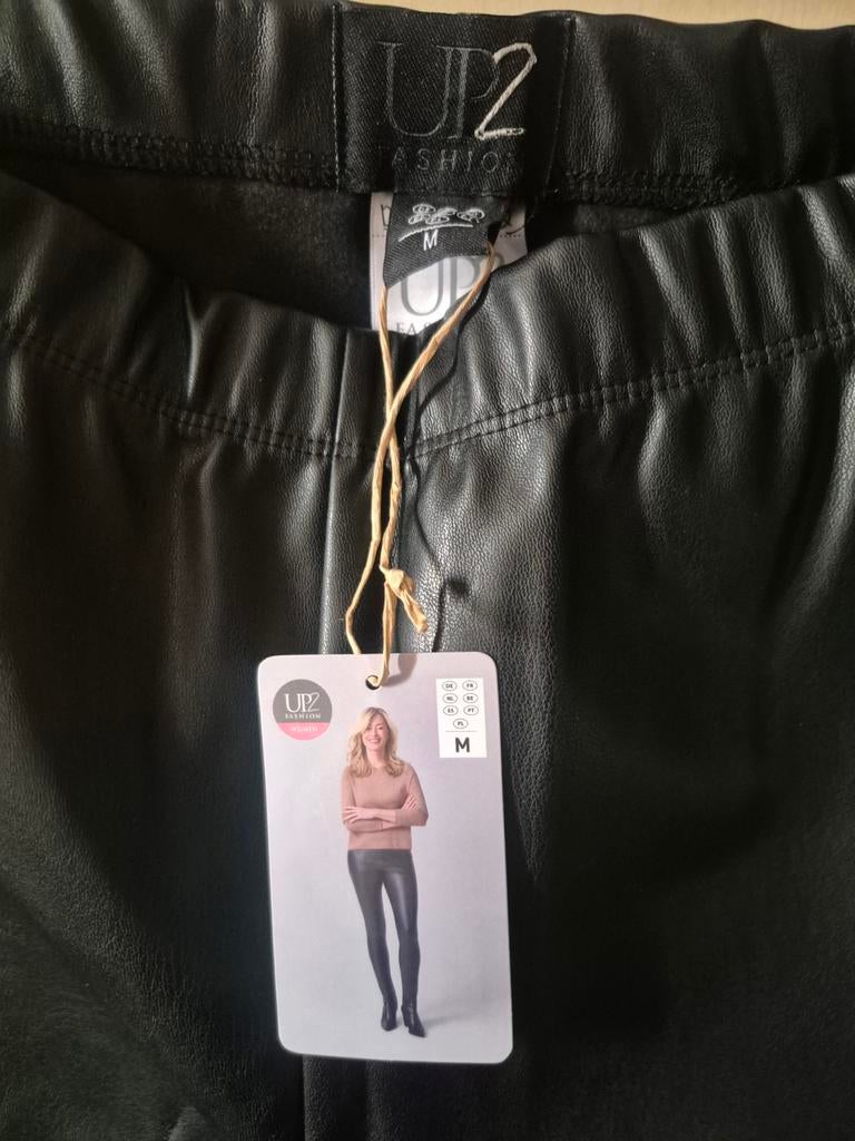 Nieuwe UP2 Fashion Leren Legging Maat M, Kleding | Dames, Leggings, Maillots en Panty's, Legging, UP2 Fashion, Zwart, Nieuw