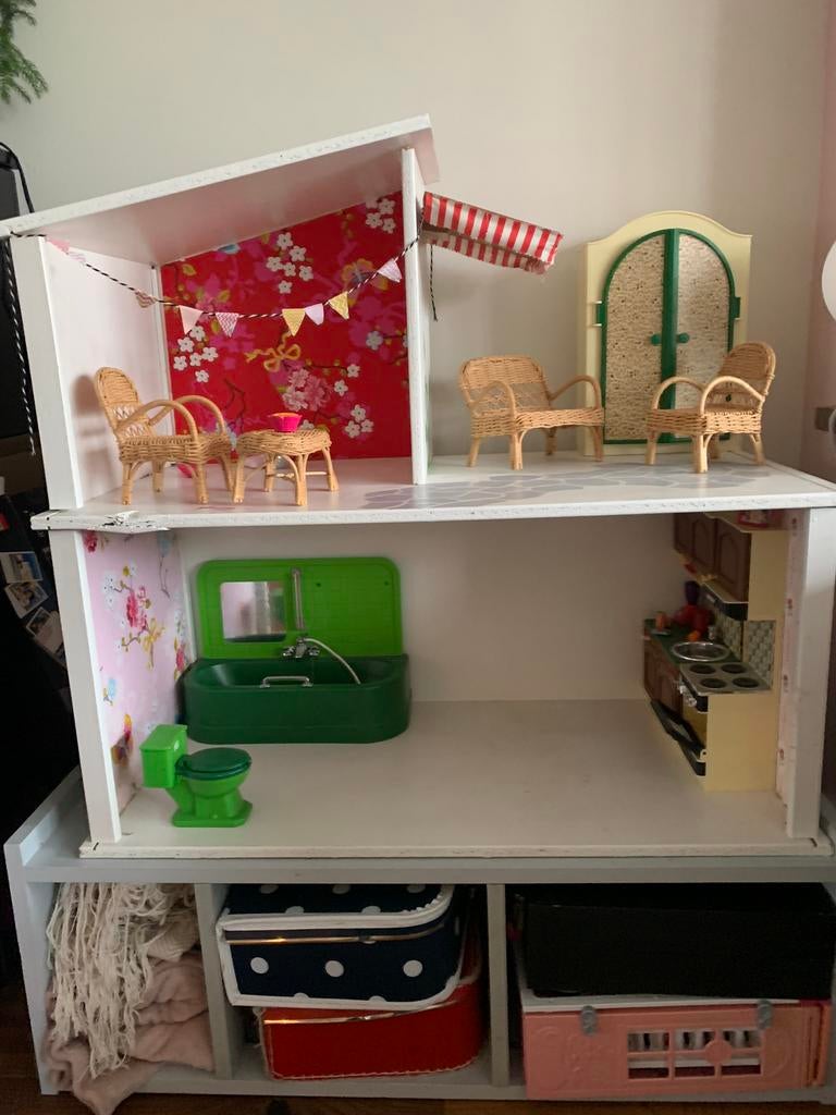 Barbiehuis gratis, Kinderen en Baby's, Speelgoed | Poppenhuizen, Ophalen, Gebruikt, Poppenhuis