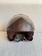 Nieuwe Naufashion Scooterhelm - Chocoladebruin leer - XS, Fietsen en Brommers, Ophalen of Verzenden, Nieuw, Extra small of kleiner