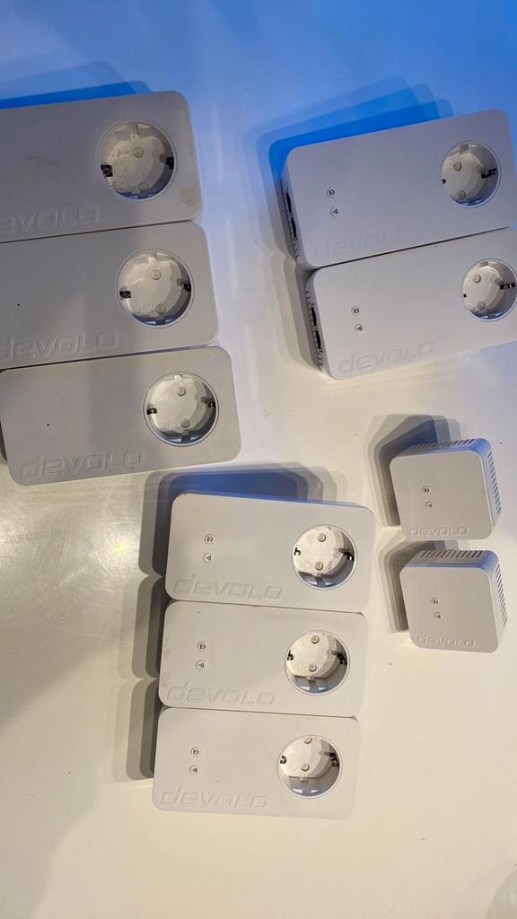 Devolo mega set goedwerkende adapters wifi versterkers, Computers en Software, WiFi-versterkers, Ophalen of Verzenden, Zo goed als nieuw