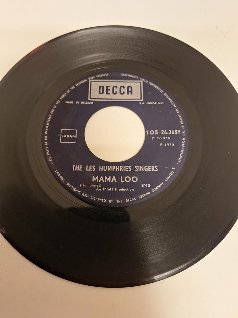The Les Humphries Singers - Mama Loo, 1973., Cd's en Dvd's, Vinyl | Pop, Verzenden, 1970 - 1979, 7 inch
