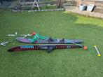 Waterskies set: 1 monoski, 1 paar, touw en reserveskegje, Ophalen