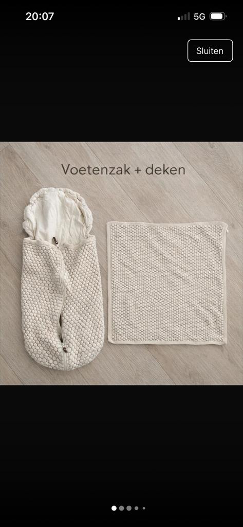 Joolz voetenzak + deken, Ophalen, Zo goed als nieuw, Overige typen