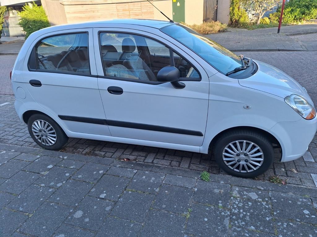 Chevrolet Matiz 0.8 2009 Wit 77.442km, Auto's, Chevrolet, Voorwielaandrijving, Stof, Wit, Origineel Nederlands