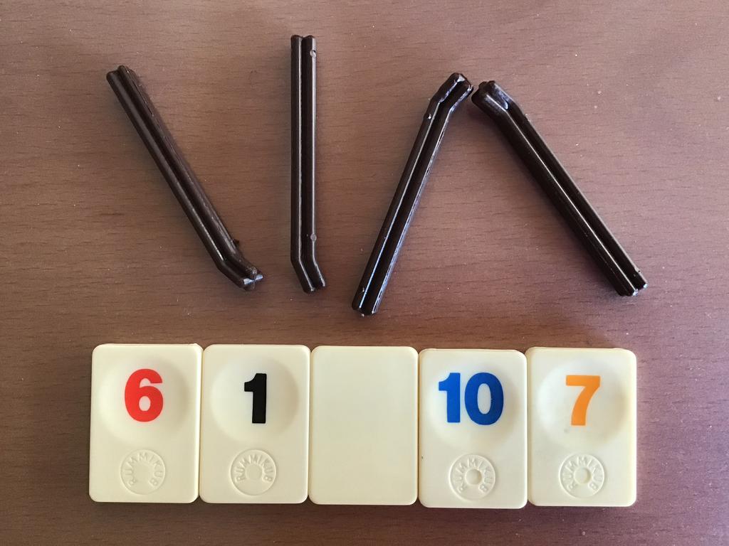 Rummikub Goliath nr 400 losse steen/pootje/los onderdeel, Hobby en Vrije tijd, Gezelschapsspellen | Overige, Een of twee spelers