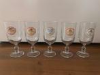 5 Grolsch ‘een eeuw door de beugel’ glazen, Ophalen of Verzenden, Zo goed als nieuw, Glas of Glazen, Grolsch