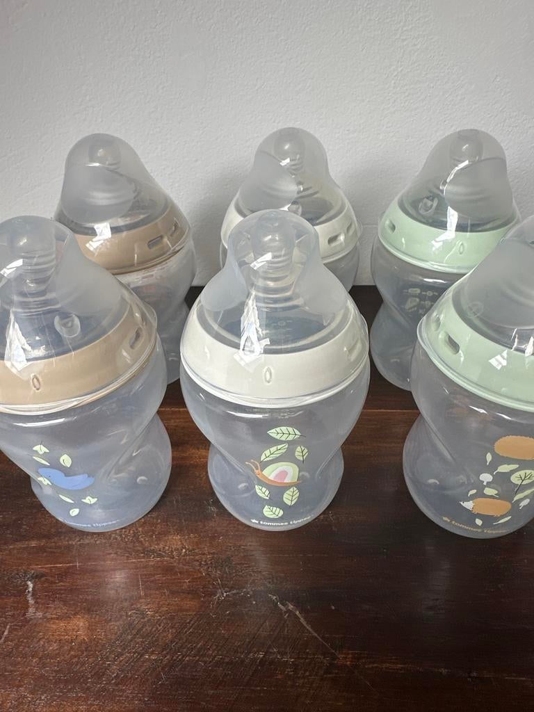 Tommee Tippee flessen met spenen, Ophalen of Verzenden, Gebruikt, Overige typen