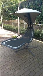 Hangstoel ligstoel hangmat ligbed zwevend met parasol, Ophalen, Gebruikt
