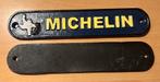 Michelin bibendum logo gietijzeren wandbord garagebord, Ophalen of Verzenden, Nieuw, Reclamebord