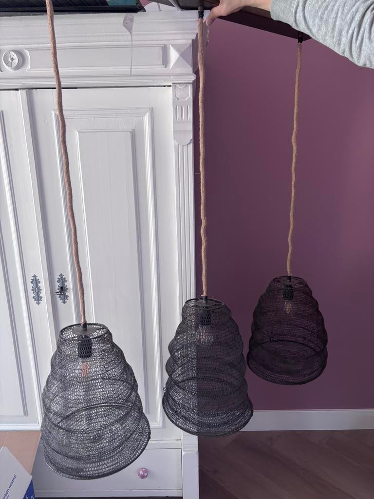 Hanglamp / eettafel lampeb, Huis en Inrichting, Lampen | Hanglampen, Ophalen, Gebruikt, 75 cm of meer