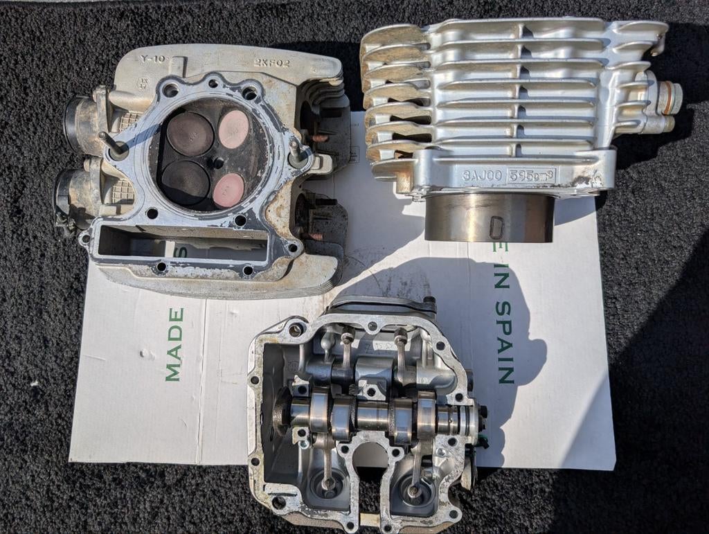Yamaha ttr600 / xt 600 kop/cilindernokkenas en krukas., Motoren, Ophalen, Gereviseerd