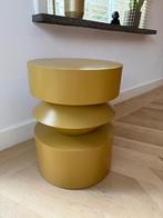 Bijzettafel Bora loods 5 glossy green, Minder dan 55 cm, Metaal of Aluminium, Rond, Zo goed als nieuw