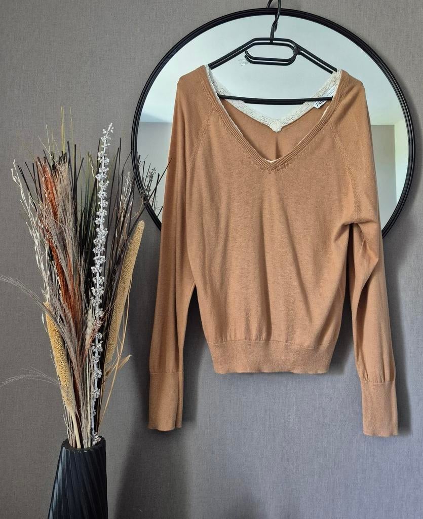 Zara camelkleur trui maat M, Ophalen of Verzenden, Zo goed als nieuw, Maat 38/40 (M), Bruin