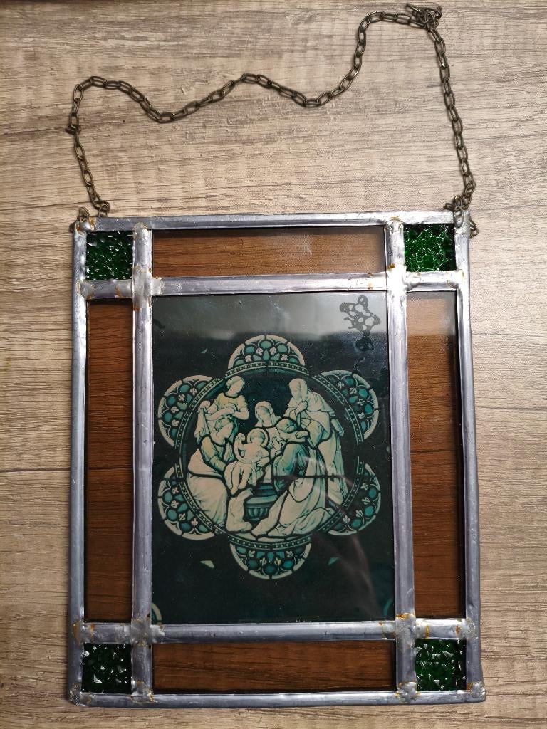 Glas in Lood vintage, Antiek en Kunst, Ophalen of Verzenden