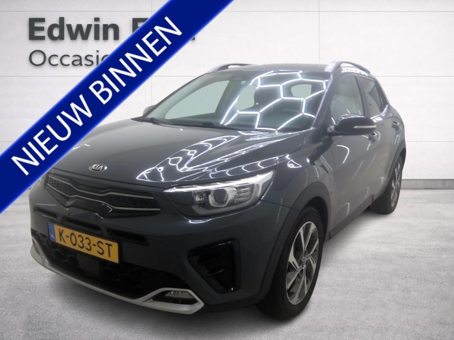 Kia Stonic 1.0 T-GDi MHEV GT-Line Hybride | Navi | Panorama, Auto's, Kia, 450 kg, Gebruikt, Leder en Stof, Origineel Nederlands