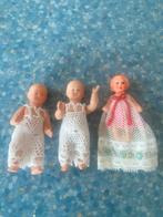 3 poppenhuispopjes 7 cm, Ophalen of Verzenden, Zo goed als nieuw, Poppenhuis