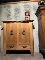 "HENDRICKX " Massief Brutalist - Eikenkast., Ophalen of Verzenden