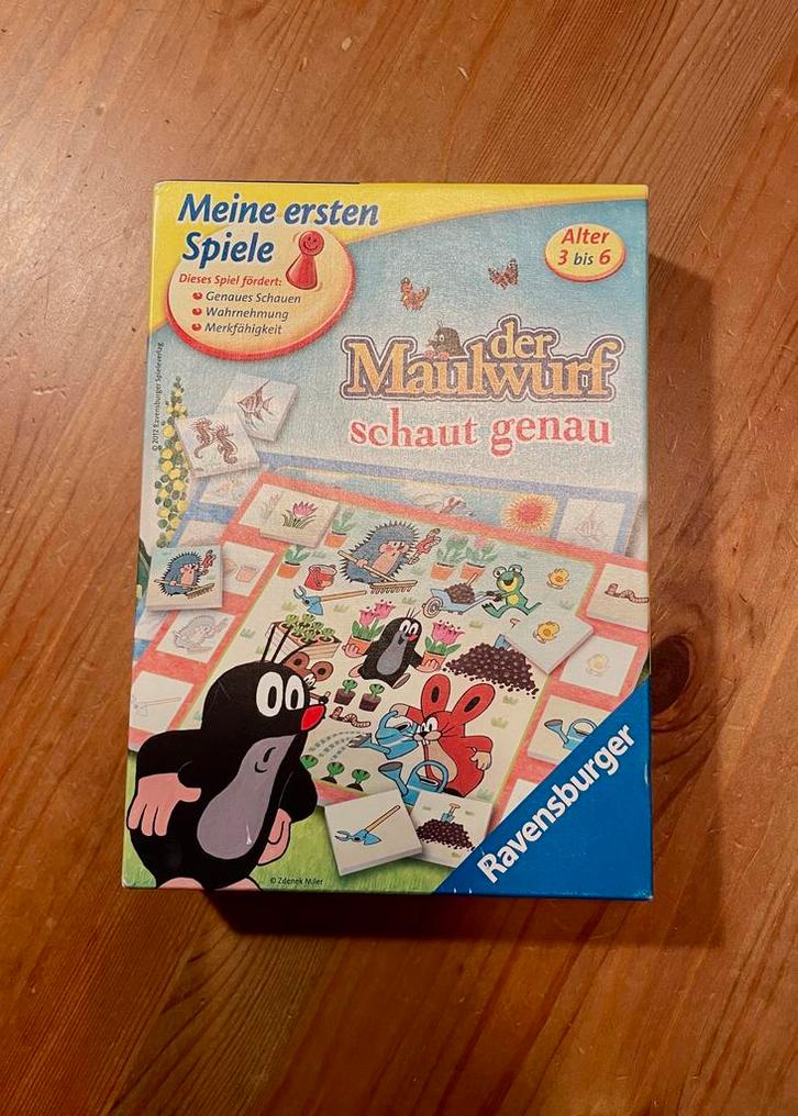 Maulwurf Schaut Genau – My First Games van Ravensburger, Kinderen en Baby's, Speelgoed | Educatief en Creatief, Zo goed als nieuw