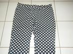 studio anneloes polkadot travelstof broek, Zwart, Maat 46/48 (XL) of groter, Ophalen of Verzenden, Lang