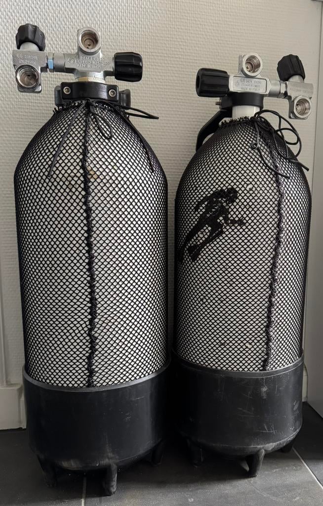 Duikfles 12 liter, Watersport en Boten, Ophalen, Gebruikt, Duikfles