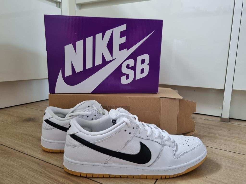 | Nike SB Dunk Low | NIEUW | Maat 48.5 |, Kleding | Heren, Schoenen, Ophalen, Nieuw, Wit