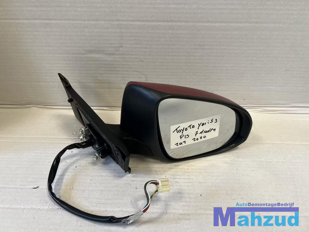 TOYOTA YARIS 3 P13 Rood rechts spiegel 2012-2020, Info@toyota.co.jp, Gebruikt, Toyota Motor Corporation, Toyota
