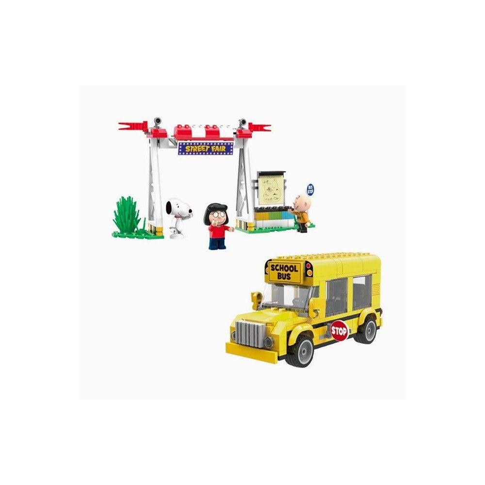 Snoopy Street Fair en Schoolbus, Ophalen, BrickHeadz, Lego, Zo goed als nieuw