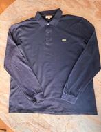 Lacoste longsleeve polo XL donkerblauw, Verzenden, Zo goed als nieuw, Maat 56/58 (XL), Blauw