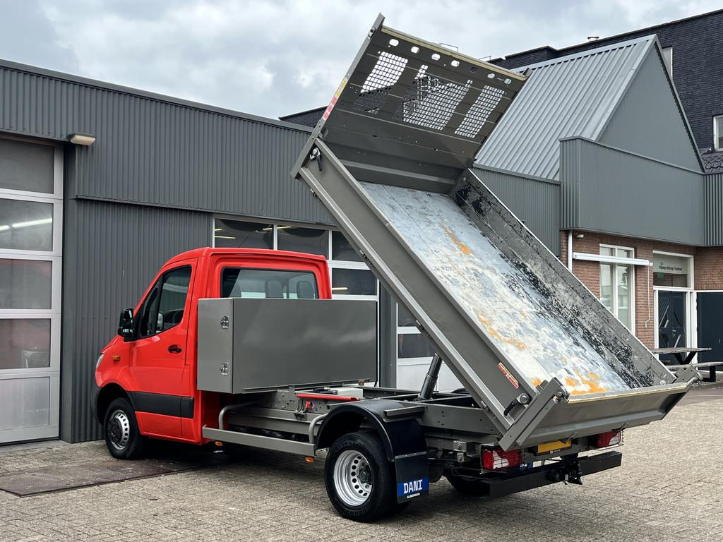 Mercedes-Benz Sprinter 514 2.2 CDI Kipper Airco Trekhaak 350, Auto's, Achterwielaandrijving, Gebruikt, Zwart, Start-stop-systeem