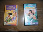 2x kinderfilm (Klokkenluider van Notre Dame en Pocahontas), Gebruikt, Tekenfilm, Alle leeftijden, Ophalen of Verzenden