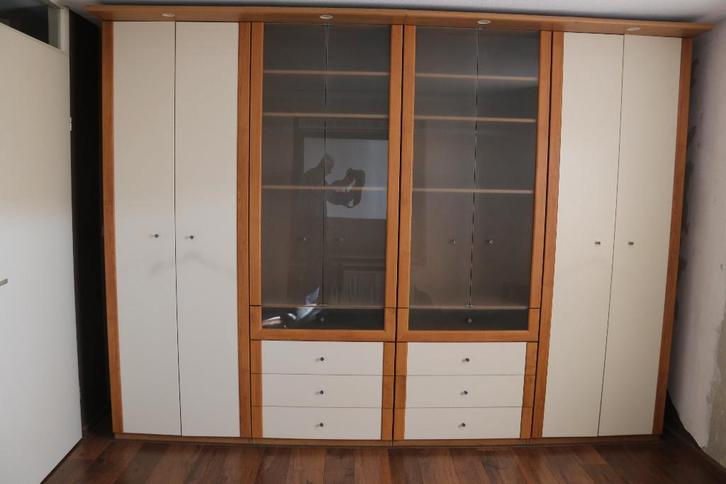 Pax kledingkast met verlichting, Huis en Inrichting, Kasten | Kledingkasten, Gebruikt, 200 cm of meer, 200 cm of meer, 50 tot 75 cm